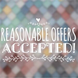 Reasonable Offers Accepted